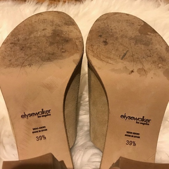 Elysewalker tan suede mules - Picture 6 of 7